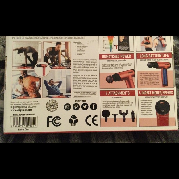 🔥🔥TRAKKgun 🔥🔥 Professional Deep Muscle Full Body Massage Gun 🔥🔥 - Picture 2 of 9